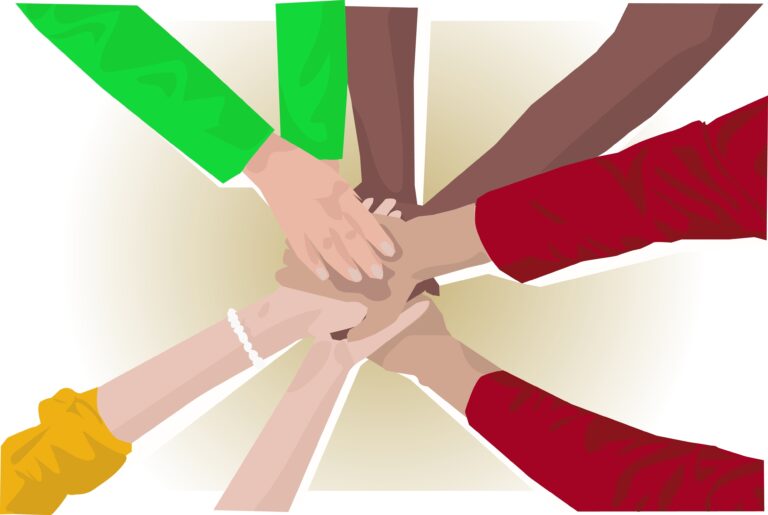 Vector,Teamwork,Stacking,Putting,Hands,Together,For,Success